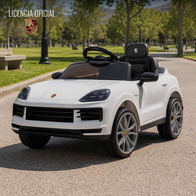 Auto a Batería Blanco Porsche Cayenne 12v 2Motores