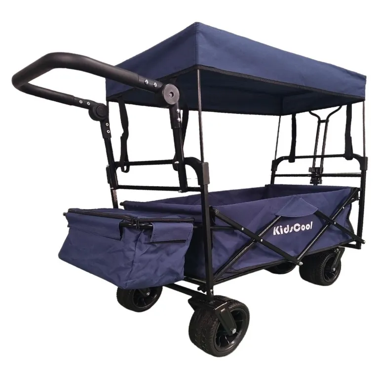 KIDSCOOL Carro Wagon Plegable Azul
