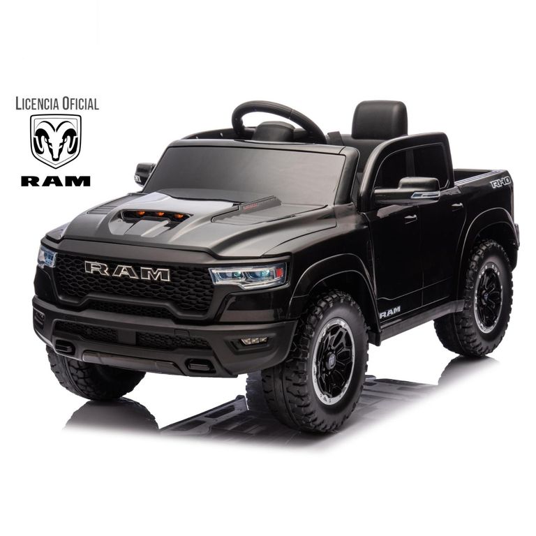 Camioneta Negro Ram 1500Rho Sup Kids Cool