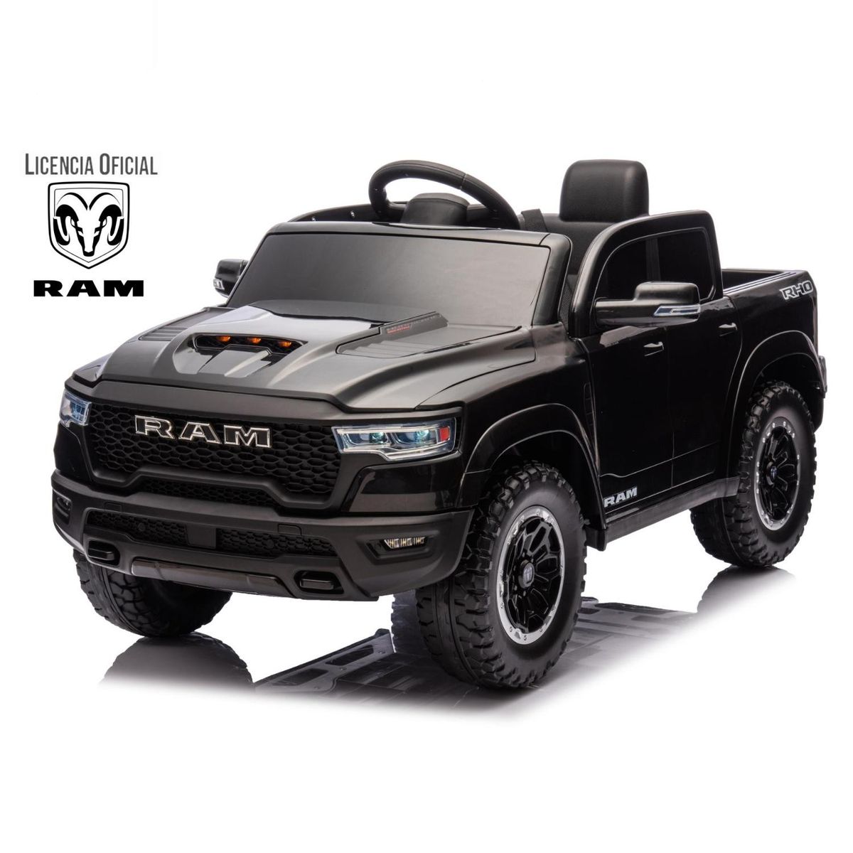 KIDS COOL - Camioneta Negro Ram 1500Rho Sup Kids Cool