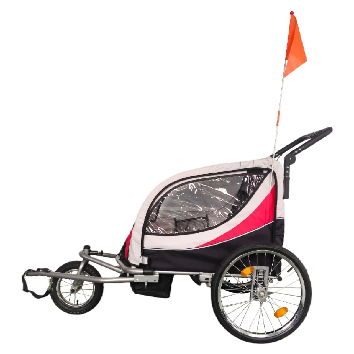 KIDS COOL - Carro Jogger Rojo Baby Trailer Kids Cool