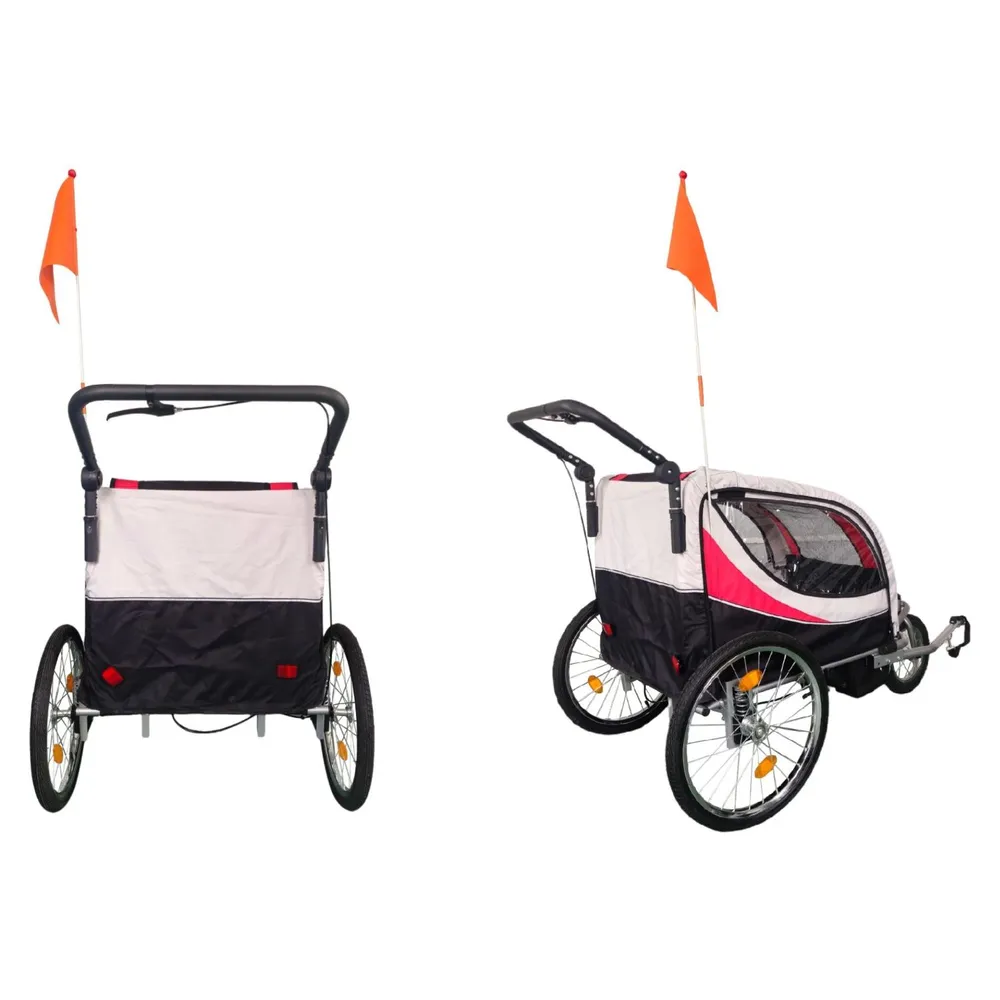 Carro Jogger Rojo Baby Trailer Kids Cool, foto 4