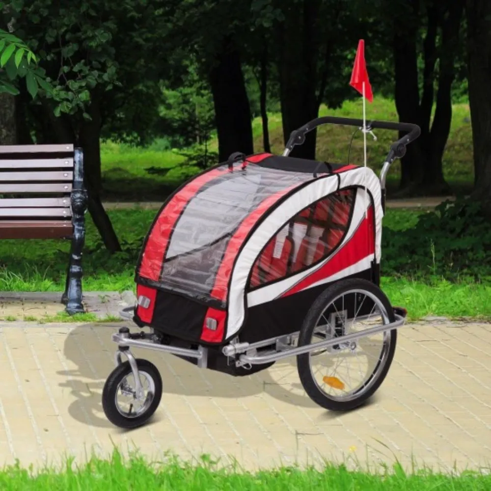 Carro Jogger Rojo Baby Trailer Kids Cool, foto 5