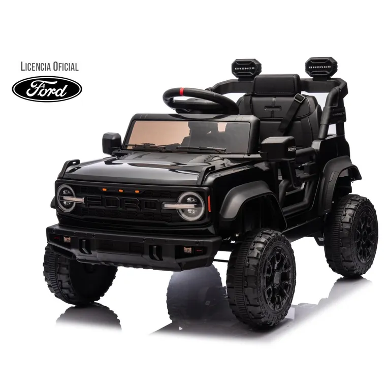 Camioneta Negro Ford Bronco Rap Kids Cool