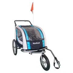 KIDS COOL - Carro Jogger Azul Baby Trailer