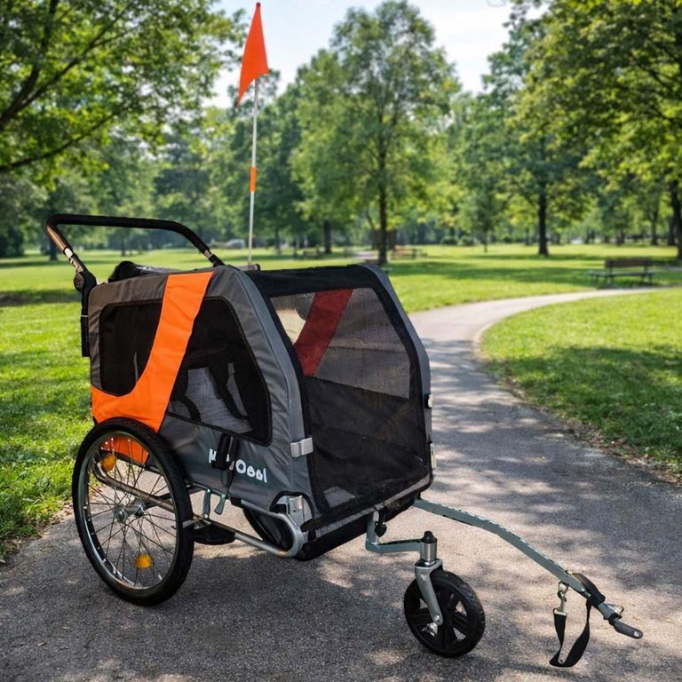 KIDSCOOL Carro Jogger Gris Baby Trailer Single