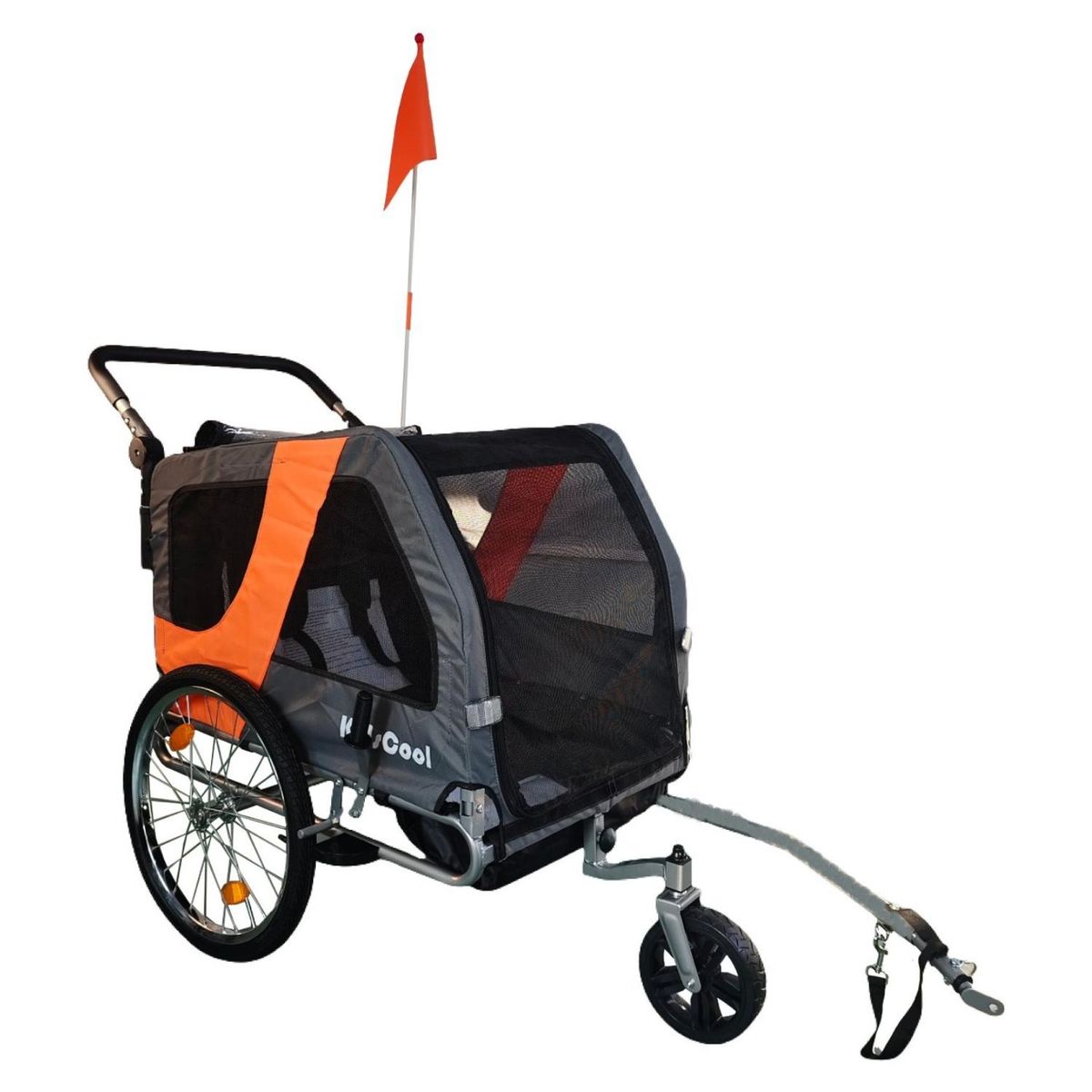 KIDS COOL - Carro Jogger Gris Baby Trail Kids Cool