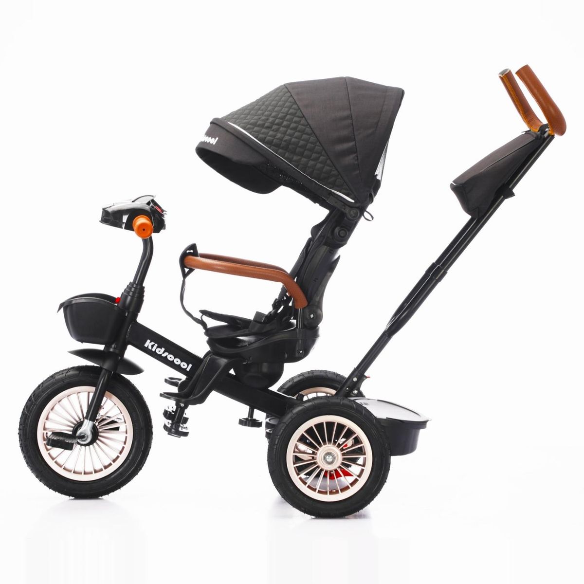 KIDSCOOL - Triciclo Multifuncion Negro Luxor 360 Kidscool