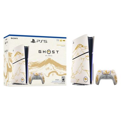 Sony Consola Ps5 Slim Ghost Of Yotei Bundle Oro Edición