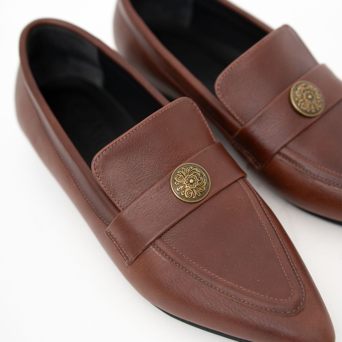 OPARD - Mocasín Mujer Cuero Café Opard