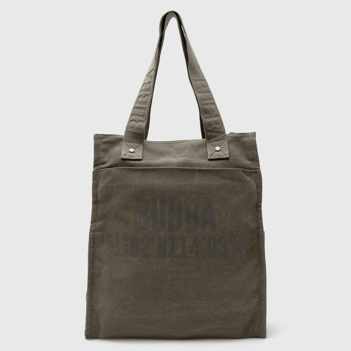 BUBBA - Long Tote Canvas Green Mujer Bubba Bag
