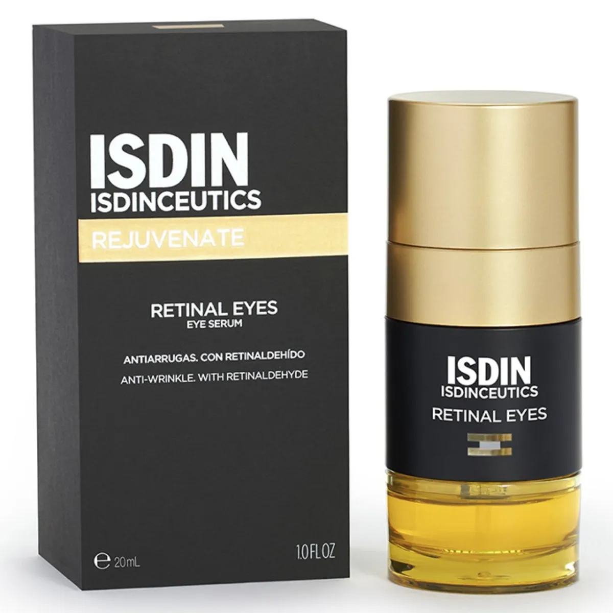 ISDIN - NUEVO ISDIN Isdinceutics Retinal Eyes 20 ml - Contorno de ojos antiedad con Retinaldehído