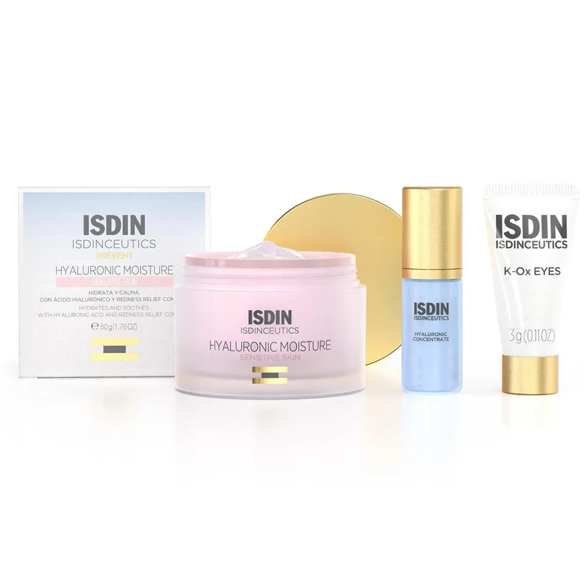 ISDIN - Set Isdinceutics Rutina Hidratante Hyaluronic Moisture Sensitive Skin 50 g