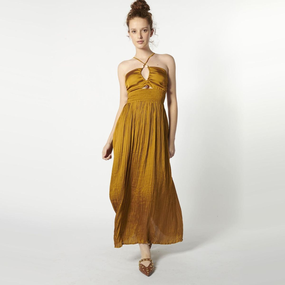 SINGOLARE - Vestido Fiesta Largo Mujer Singolare