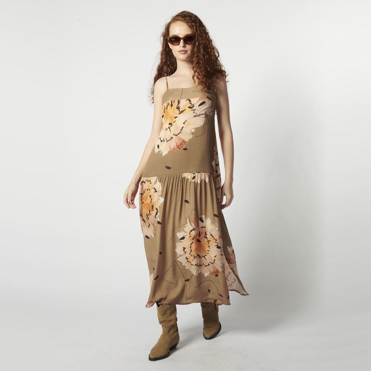 SINGOLARE - Vestido Largo Mujer Singolare