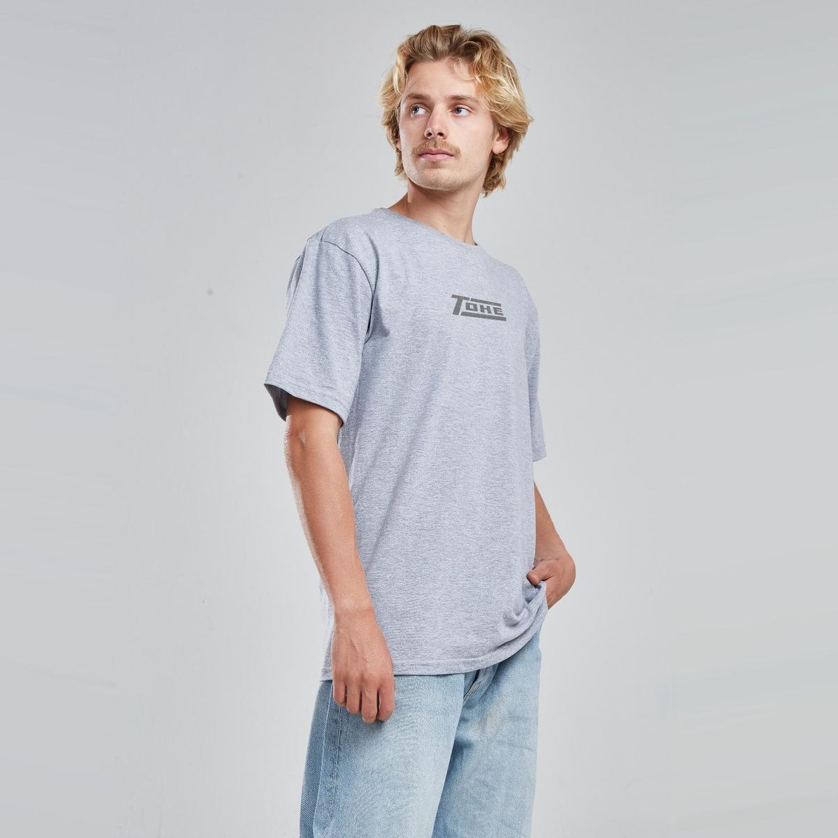 TOKE - Polera Manga Corta Algodón Hombre Toke