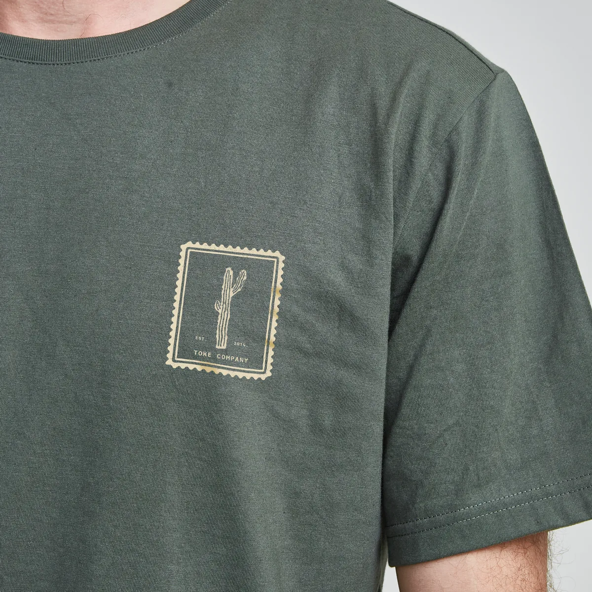 TOKE - Polera Manga Corta Algodón Hombre Toke