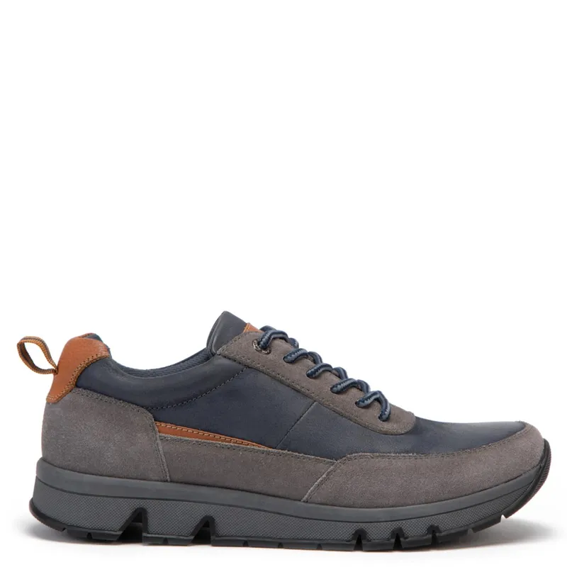 GUANTE - Zapato Casual Hombre Cuero Azul Guante