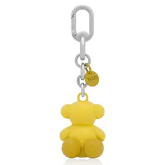 TOUS - Llavero Metal Amarillo Oscuro Y Plata Bold Bear