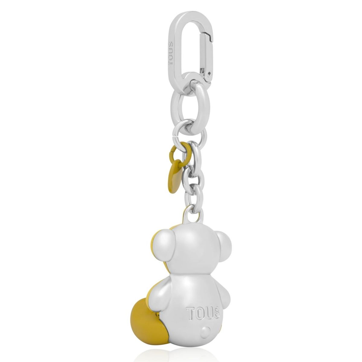 TOUS - Llavero Metal Amarillo Oscuro Y Plata Bold Bear