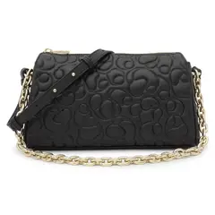 TOUS - Bandolera Grande De Piel Negra Greta