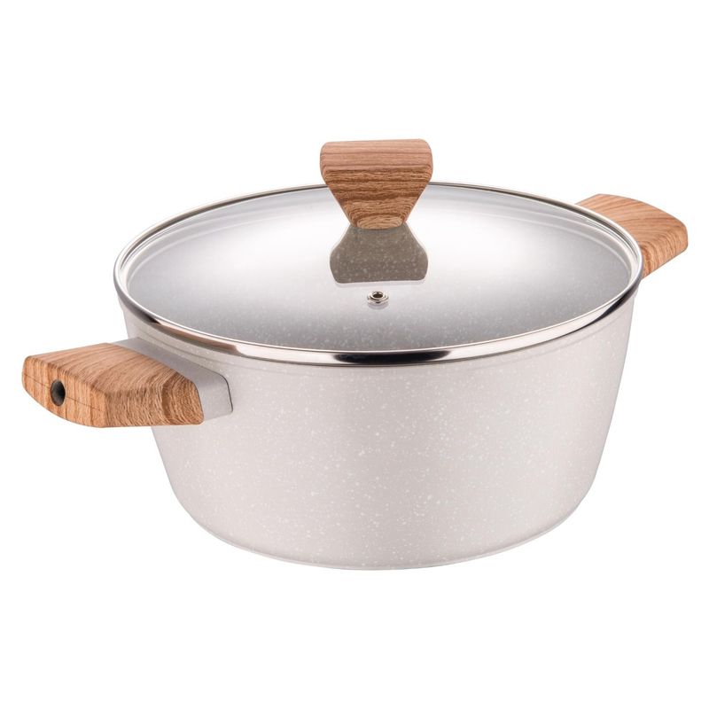 BERGNER - Cacerola C/Tapa Aluminio Forjado Naturally Bergner