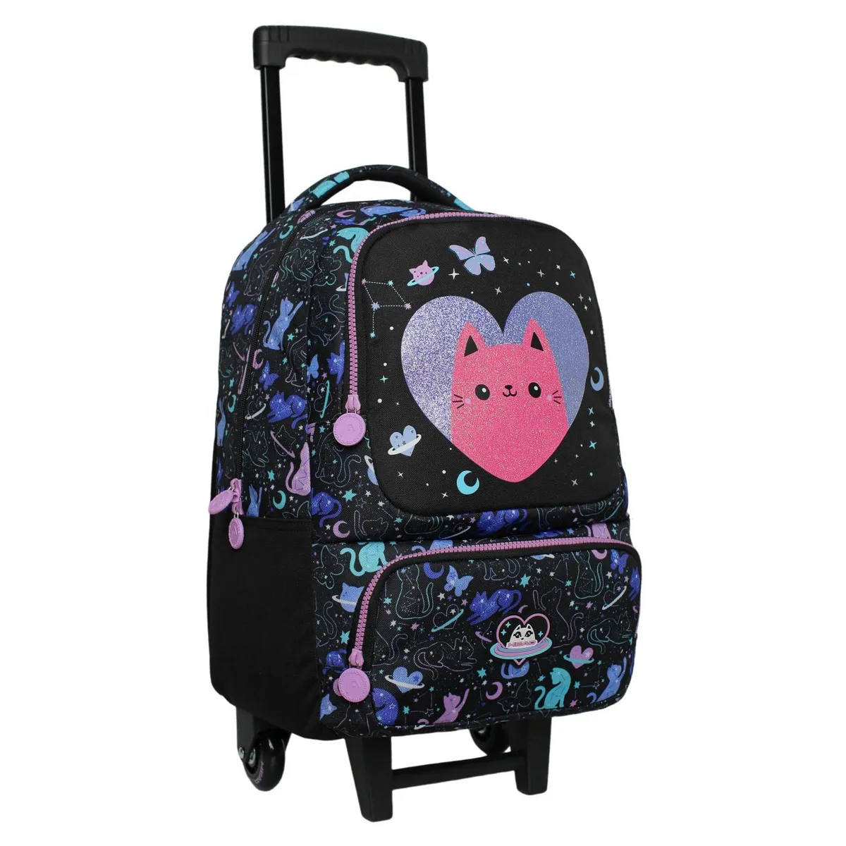 HEAD - Pack Escolar Mochila con rueditas + Lonchera + Estuche