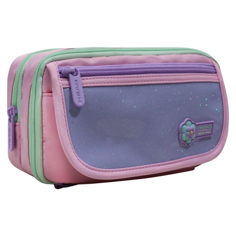 Estuche Grande Pencil Rosa Palido