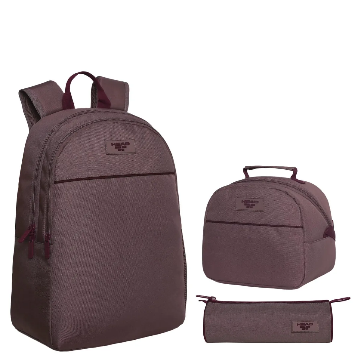 HEAD - Pack Escolar Mochila + Lonchera + Estuche Head