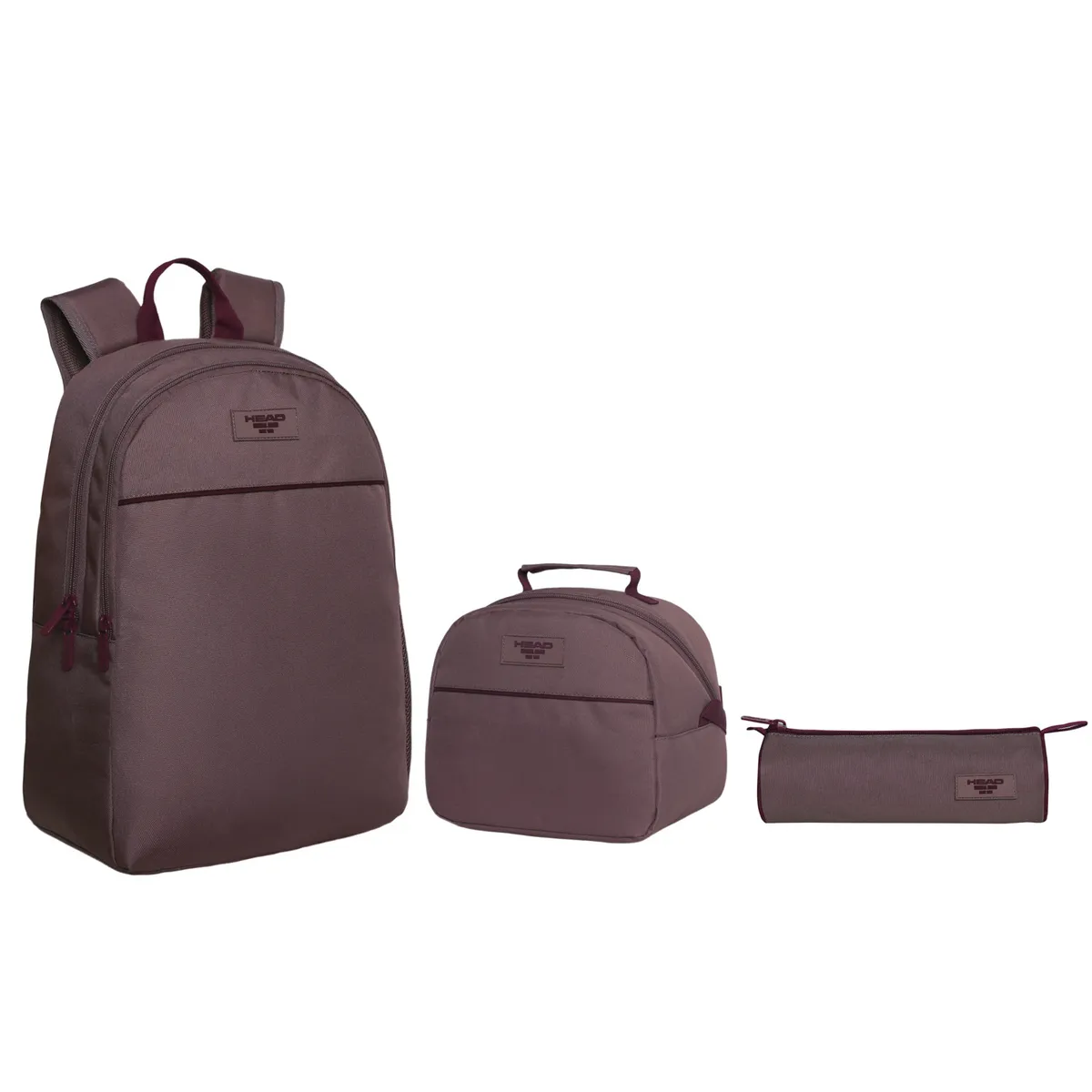 HEAD - Pack Escolar Mochila + Lonchera + Estuche Head