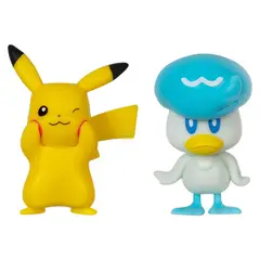 POKEMON - Figura Battle Pack: Pikachu + Quaxly