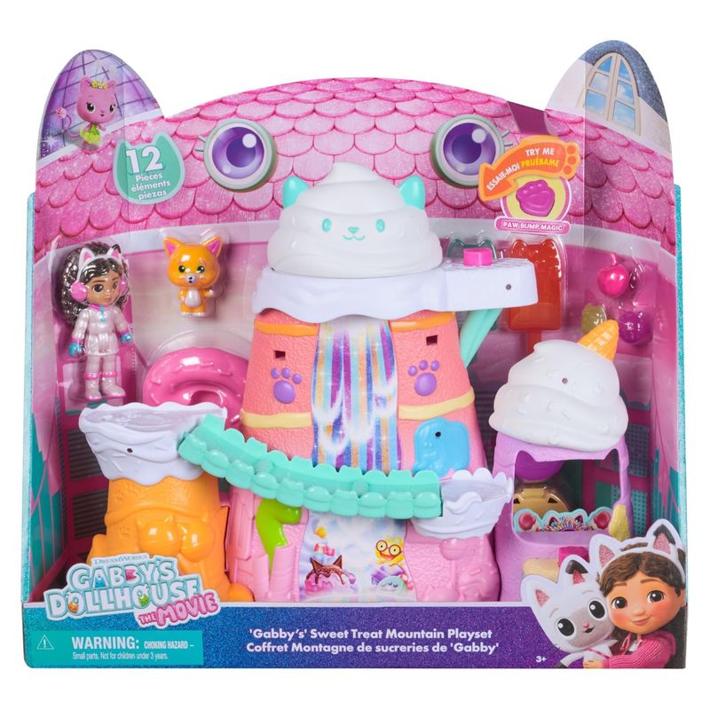 GABBYS DOLLHOUSE - Playset Montaña Dulce y Figuras Coleccionables