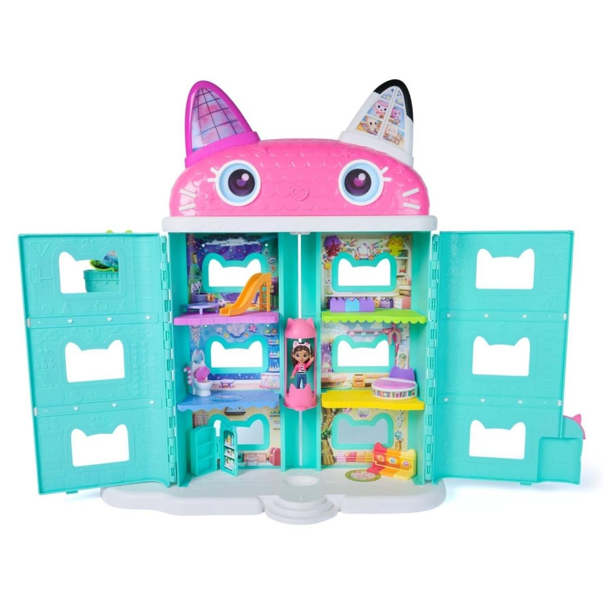 GABBYS DOLLHOUSE - Casa de Muñecas de Gabby con Accesorios (Incluye figura de Gabby)