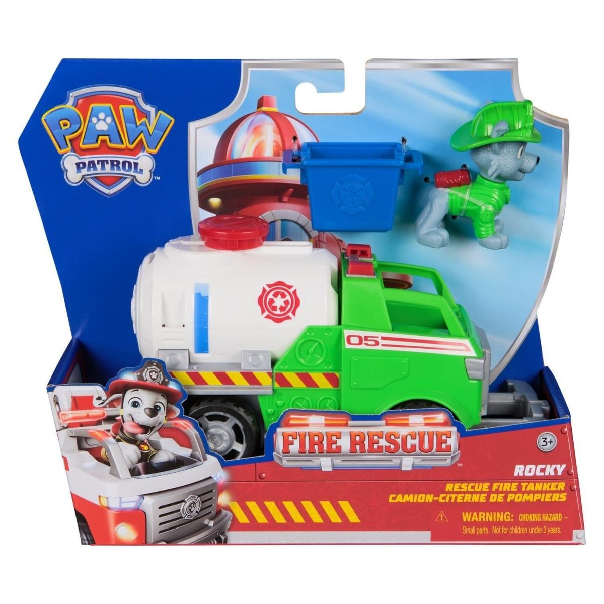PAW PATROL - Camión de Rescate Contra Incendios de Rocky