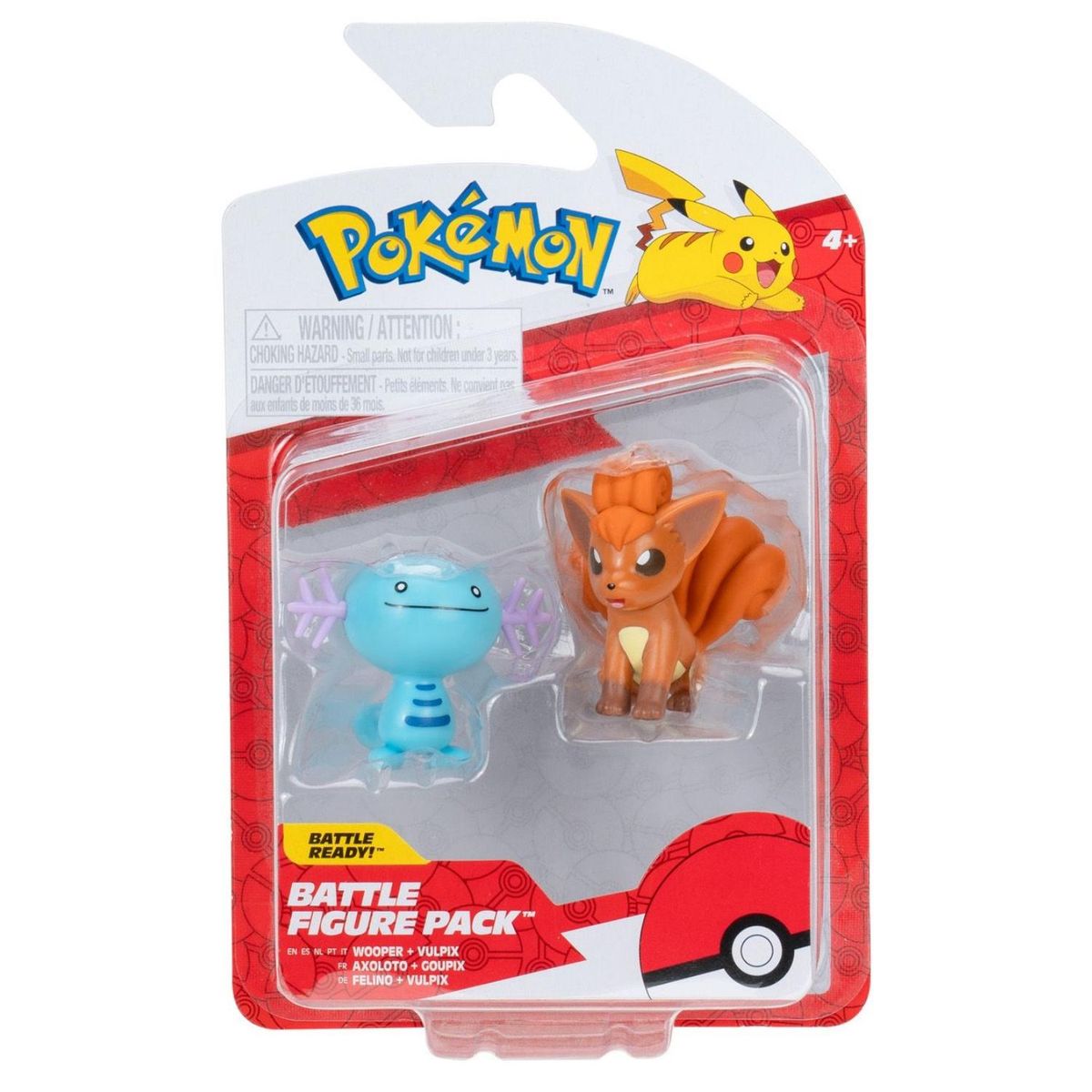 POKEMON - Figura Battle Pack: Wooper + Vulpix
