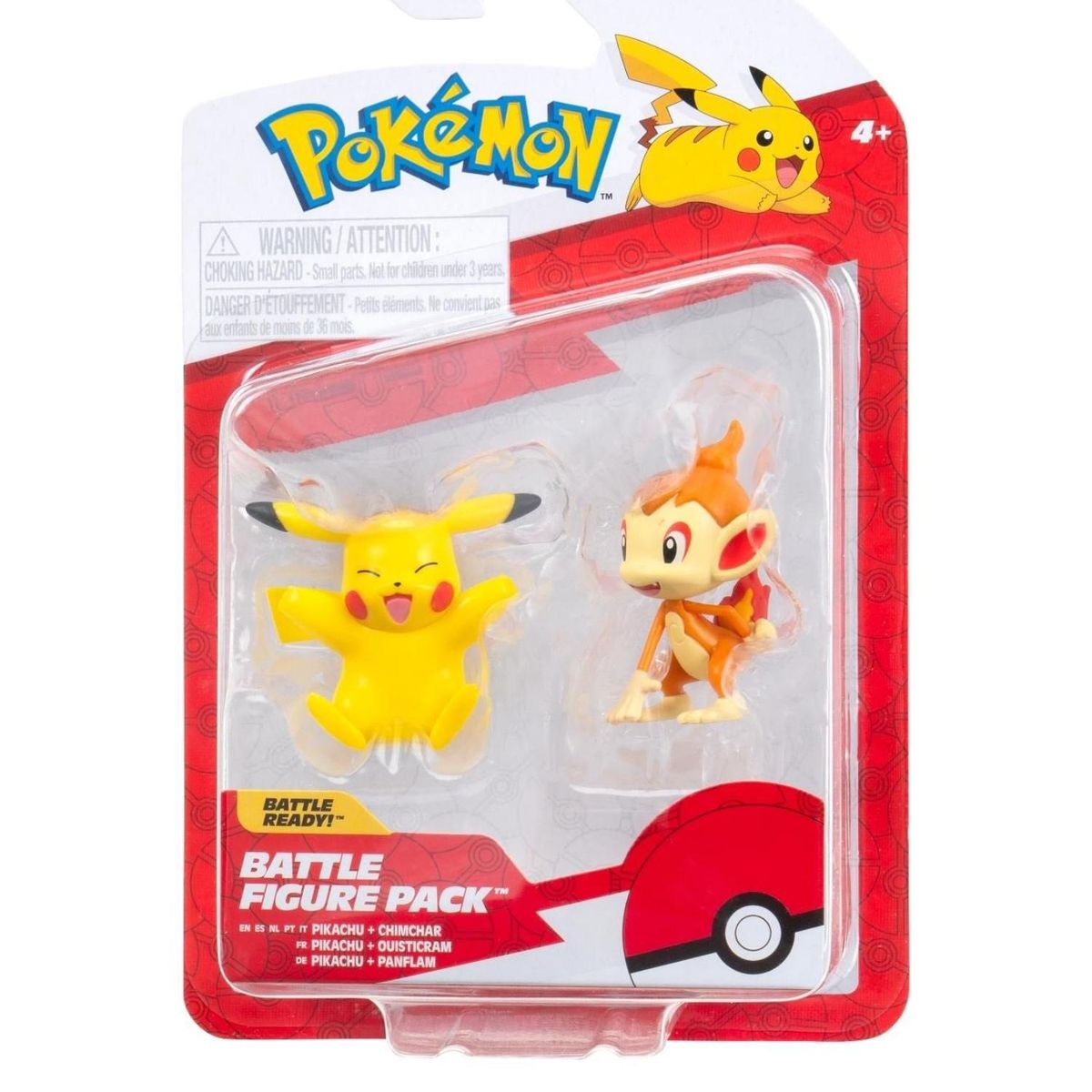 POKEMON - Figura Pokemon Battle Pack: Pikachu + Chimchar