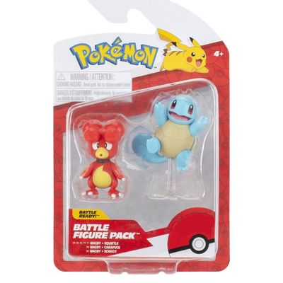 Imagen 2 del producto Figura Battle Pack: Magby + Squirtle