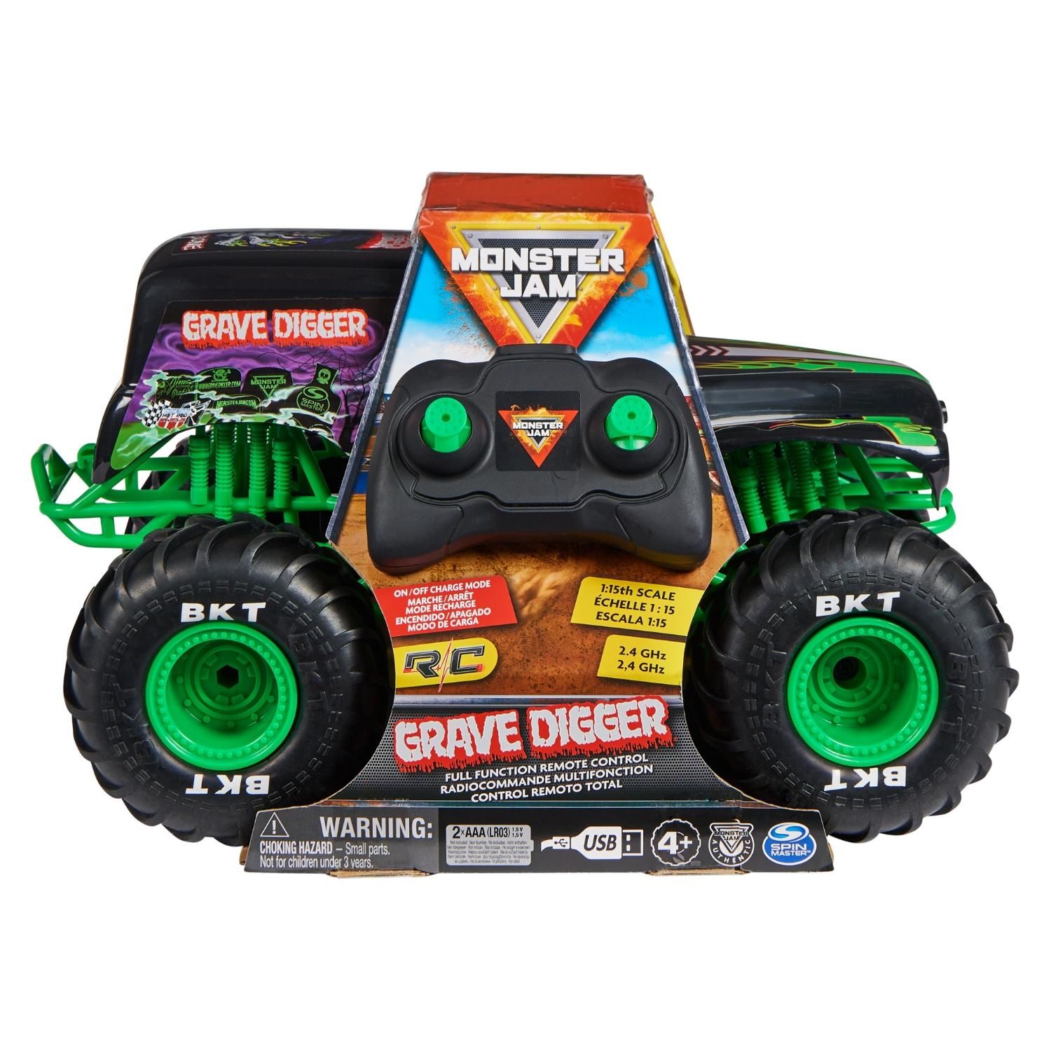 Grave Digger Camionetas Monstruo De Juguete MONSTER JAM