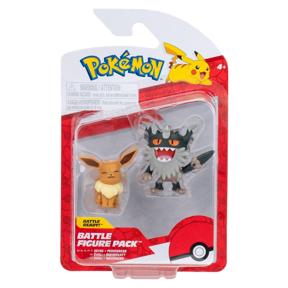 POKEMON - Figura Battle Pack: Eevee + Perrserker