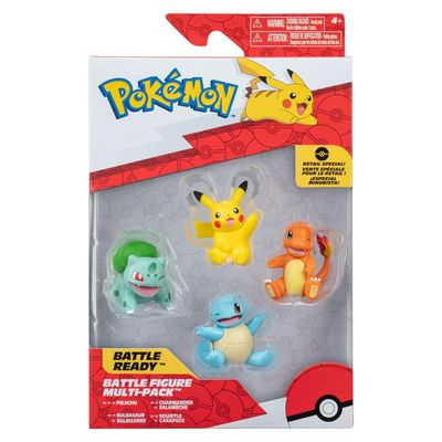 Imagen 2 del producto Figura Battle Pack: Pikachu + Charmander + Bulbasaur + Squirtle