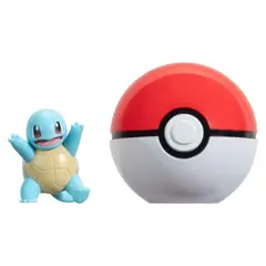 POKEMON - Figura Clip N Go: Squirtle + Poke Ball