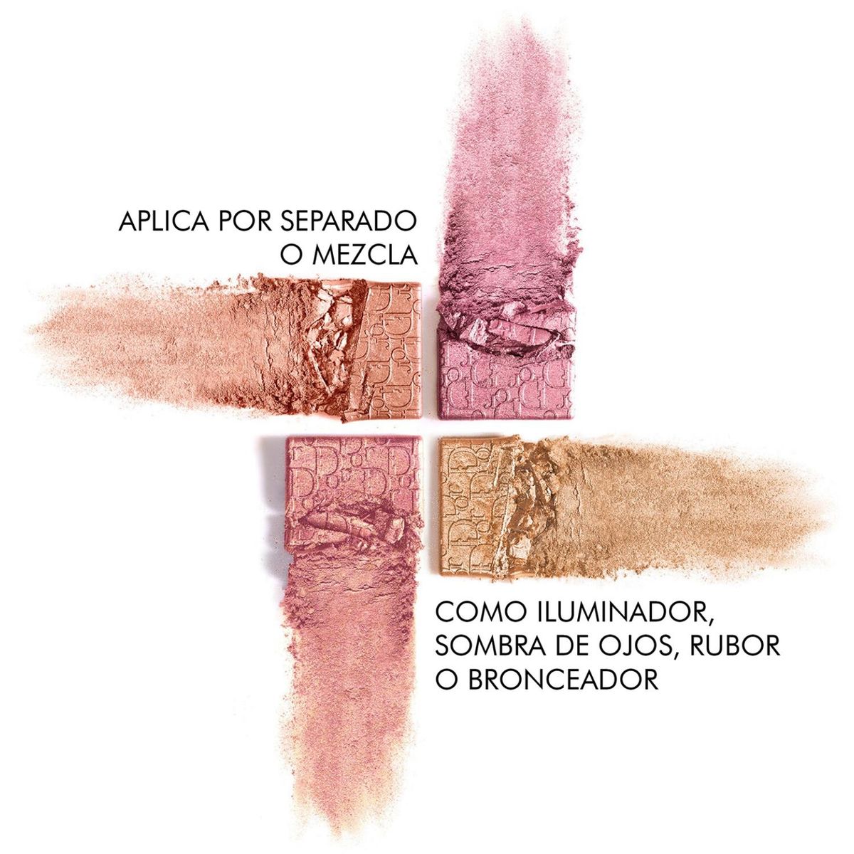 DIOR - Dior Backstage Glow Maximizer Palette - Paleta De Iluminadores Y Rubor Multiusos