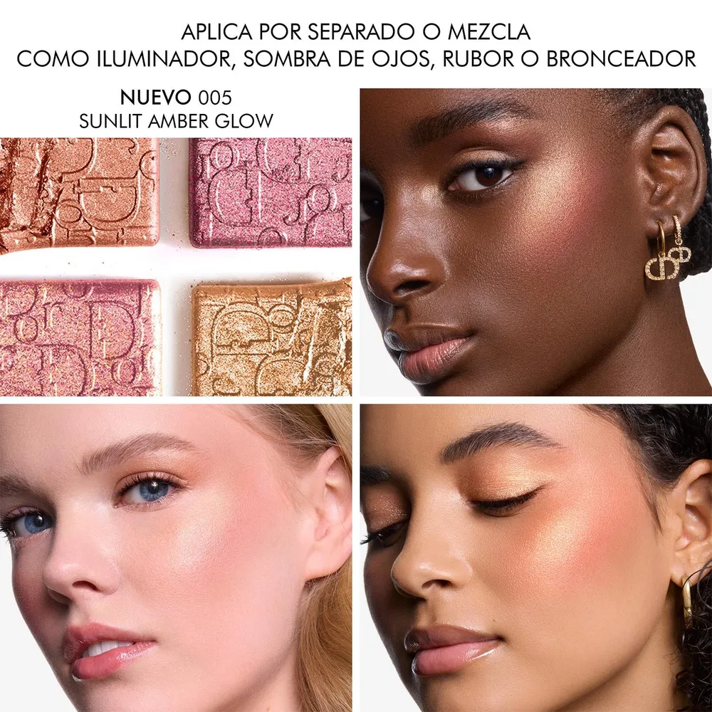 Dior Backstage Glow Maximizer Palette 005 Sunlit Amber Glow, foto 7