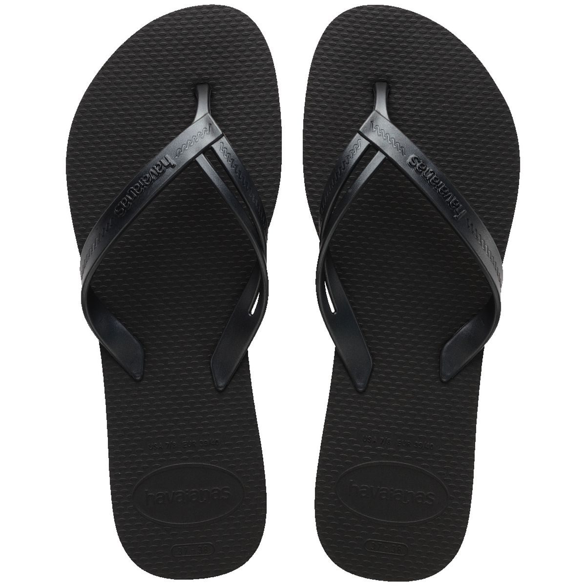 HAVAIANAS - Hawaiana Mujer Negro Havaianas