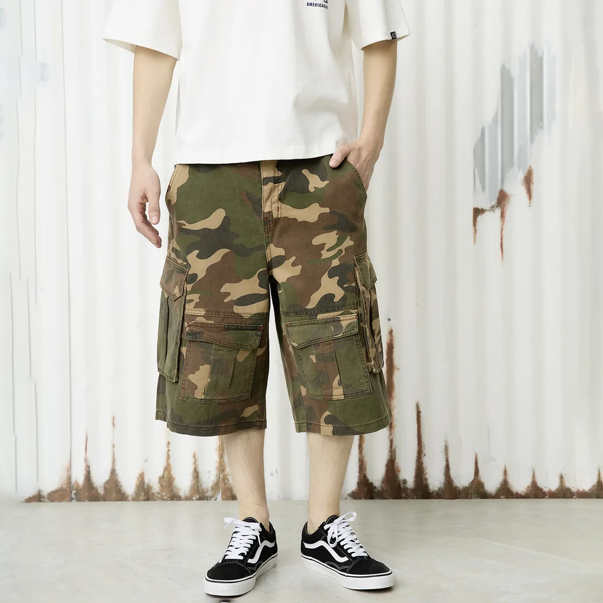 AMERICANINO - Short Algodón Hombre Americanino