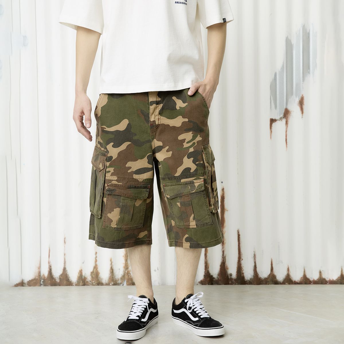 AMERICANINO - Short Algodón Hombre Americanino