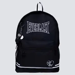 EVERLAST - Mochila Escolar Unisex Niño Negro