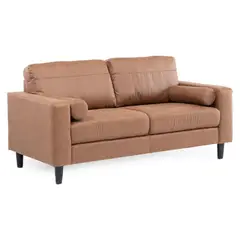 DANIELS - Sofá 2 Cuerpos Lousiana Cuero Viejo