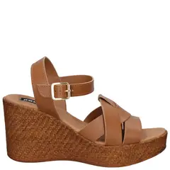 POLLINI - Sandalia Mujer Café