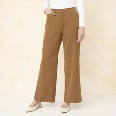 S COCCI - Pantalón Recto Tiro Alto Mujer